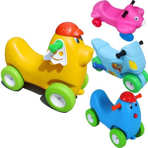 放心好店幼儿园滑滑车咪咪狗宝宝塑料玩具车